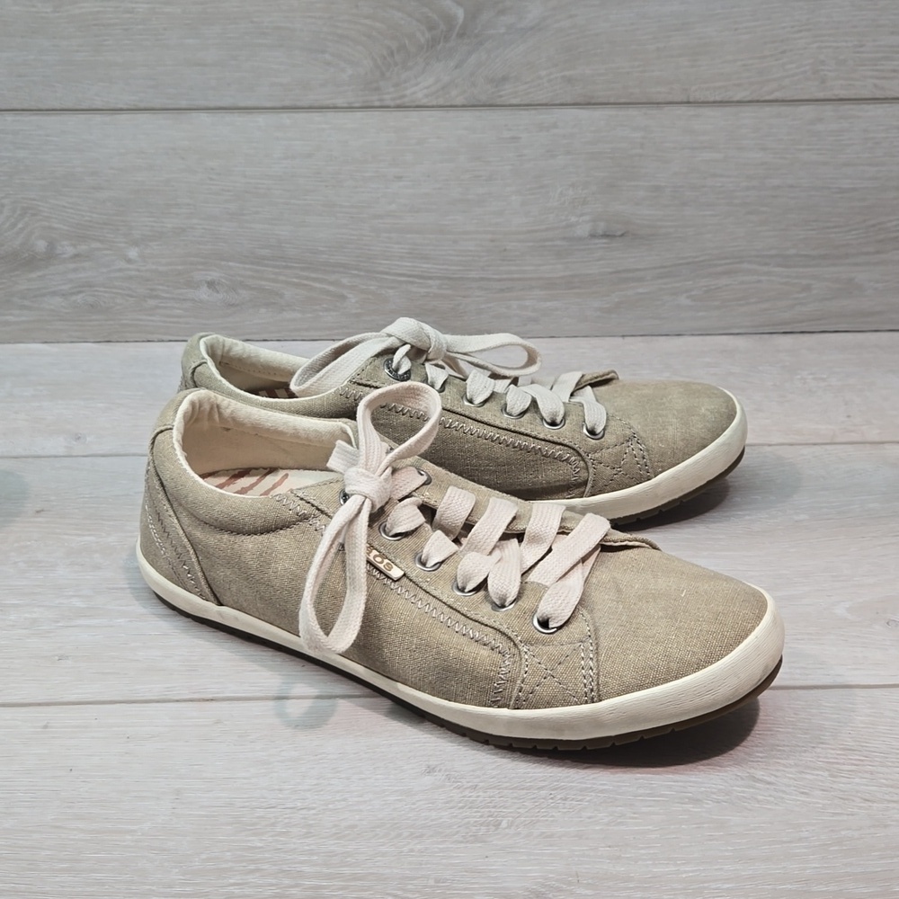 Taos Womens Star Canvas Sneakers shoes sz 7.5